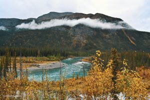 Jesień w Yukonie, Alaska Highway, Kanada
