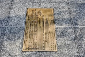 Chrysler Building jako płaskorzeźba, NYC
