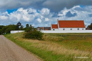 Kościółek na wyspie Mandø