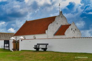 Kościółek na wyspie Mandø