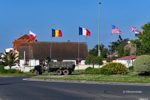 Wśród alianckich flag jest i polska flaga! - D-Day 2024, Normandia, Francja